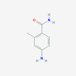 molecular formula C8H10N2O B1289992 4-Amino-2-methylbenzamide CAS No. 52771-13-8