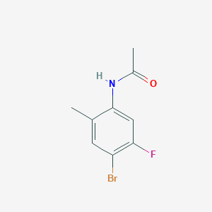 molecular formula C9H9BrFNO B1289994 N-(4-Bromo-5-fluoro-2-methylphenyl)acetamide CAS No. 633335-80-5