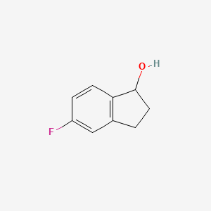 molecular formula C9H9FO B1290011 5-Fluoro-2,3-dihydro-1H-inden-1-OL CAS No. 52085-92-4