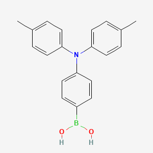 molecular formula C20H20BNO2 B1290014 [4-[Bis(4-methylphenyl)amino]phenyl]boronic acid CAS No. 654067-65-9