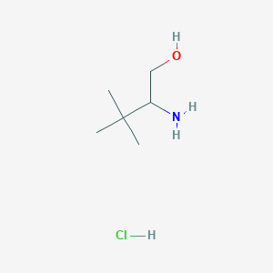 molecular formula C6H16ClNO B1290015 2-Amino-3,3-dimethylbutan-1-ol hydrochloride CAS No. 1306604-13-6