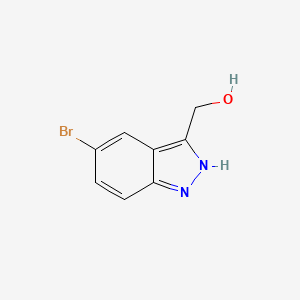 molecular formula C8H7BrN2O B1290020 (5-Bromo-1H-indazol-3-yl)methanol CAS No. 705264-93-3