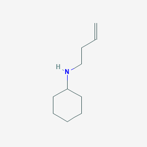 molecular formula C10H19N B12900234 Cyclohexanamine, N-3-butenyl- CAS No. 61907-83-3