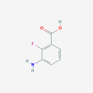 molecular formula C7H6FNO2 B1290030 3-Amino-2-fluorobenzoic acid CAS No. 914223-43-1