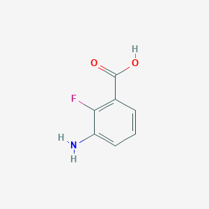 molecular formula C7H6FNO2 B1290030 3-氨基-2-氟苯甲酸 CAS No. 914223-43-1