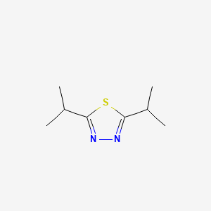 molecular formula C8H14N2S B12900343 2,5-Diisopropyl-1,3,4-thiadiazole CAS No. 40928-83-4