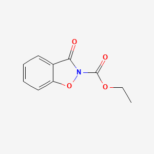 molecular formula C10H9NO4 B12900395 Ethyl 3-oxo-1,2-benzoxazole-2(3h)-carboxylate CAS No. 70964-65-7