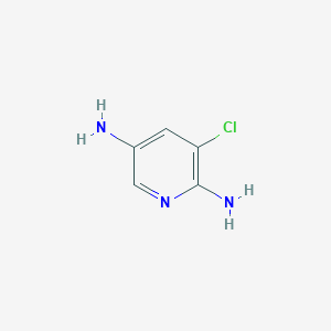 molecular formula C5H6ClN3 B1290040 3-Chloropyridine-2,5-diamine CAS No. 813425-48-8