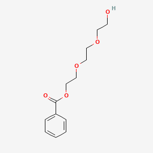 molecular formula C13H18O5 B12900447 2-[2-(2-Hydroxyethoxy)ethoxy]ethyl benzoate CAS No. 23022-51-7