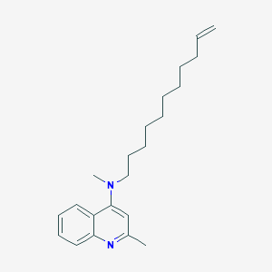 molecular formula C22H32N2 B12900451 N,2-Dimethyl-N-(undec-10-EN-1-YL)quinolin-4-amine CAS No. 88484-70-2