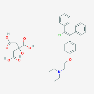 molecular formula C32H36ClNO8 B129005 Zuclomiphene Citrate CAS No. 7619-53-6
