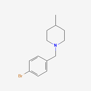 molecular formula C13H18BrN B1290050 1-(4-Bromobenzyl)-4-methylpiperidine CAS No. 891403-21-7