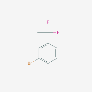 molecular formula C8H7BrF2 B1290058 1-Bromo-3-(1,1-difluoroethyl)benzene CAS No. 445303-70-8