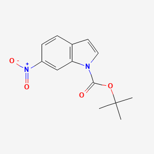 molecular formula C13H14N2O4 B1290064 tert-Butyl 6-nitro-1H-indole-1-carboxylate CAS No. 219552-64-4