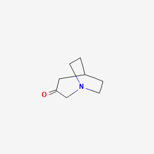 molecular formula C8H13NO B1290067 1-氮杂双环[3.2.2]壬-3-酮 CAS No. 473795-47-0