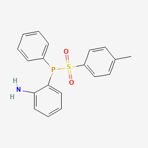 molecular formula C19H18NO2PS B12900803 2-(Phenyl(tosyl)phosphino)aniline CAS No. 915314-53-3
