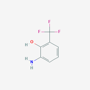 molecular formula C7H6F3NO B1290082 2-Amino-6-(trifluoromethyl)phenol CAS No. 72534-45-3