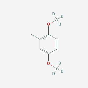 molecular formula C9H12O2 B129009 2,5-Dimethoxy-d6-4-methyl-benzene CAS No. 58262-06-9