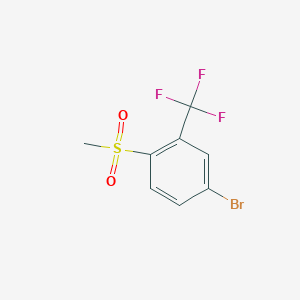 4-Bromo-1-(methylsulfonyl)-2-(trifluoromethyl)benzene