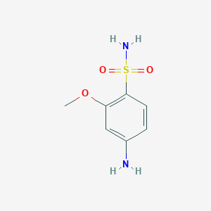 4-Amino-2-methoxybenzene-1-sulfonamide