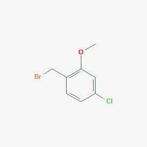 molecular formula C8H8BrClO B1290134 1-(Bromomethyl)-4-chloro-2-methoxybenzene CAS No. 76283-12-0