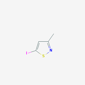 molecular formula C4H4INS B1290139 5-碘-3-甲基异噻唑 CAS No. 20067-15-6