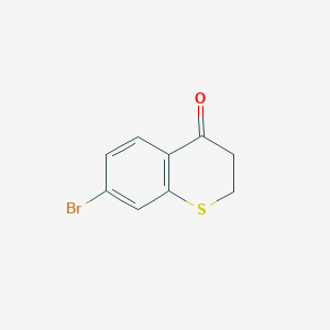 molecular formula C9H7BrOS B1290149 7-Bromothiochroman-4-one CAS No. 13735-16-5