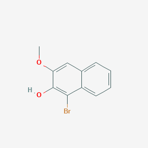 molecular formula C11H9BrO2 B1290165 1-Bromo-3-methoxynaphthalen-2-ol CAS No. 404965-07-7