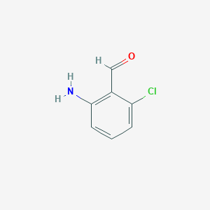 molecular formula C7H6ClNO B1290166 2-Amino-6-chlorobenzaldehyde CAS No. 35490-90-5