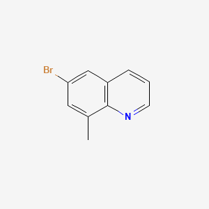 molecular formula C10H8BrN B1290168 6-Bromo-8-methylquinoline CAS No. 178396-31-1