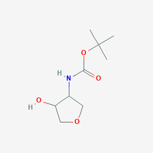 tert-Butyl (4-hydroxytetrahydrofuran-3-yl)carbamate