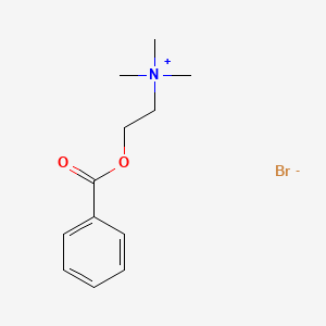 molecular formula C12H18BrNO2 B1290178 Benzoylcholine Bromide CAS No. 24943-60-0