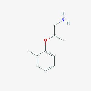 molecular formula C10H15NO B1290204 1-[(1-Aminopropan-2-YL)oxy]-2-methylbenzene CAS No. 883548-46-7