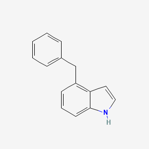molecular formula C15H13N B1290219 4-Benzyl-1H-indole CAS No. 50614-90-9