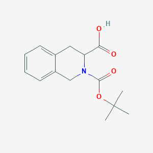 B129023 2-(Tert-butoxycarbonyl)-1,2,3,4-tetrahydroisoquinoline-3-carboxylic acid CAS No. 151838-62-9