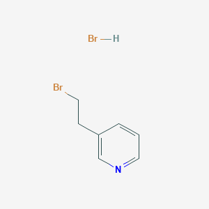molecular formula C7H9Br2N B1290233 3-(2-Bromoethyl)pyridine hydrobromide CAS No. 41039-91-2