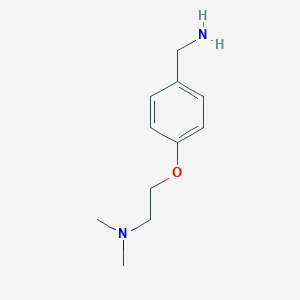 B129024 4-[2-(Dimethylamino)ethoxy]benzylamine CAS No. 20059-73-8
