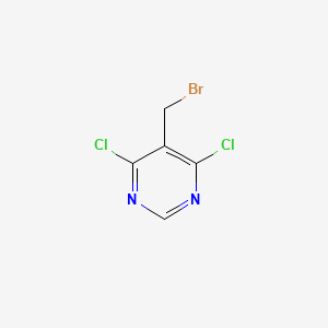molecular formula C5H3BrCl2N2 B1290243 5-(Bromomethyl)-4,6-dichloropyrimidine 