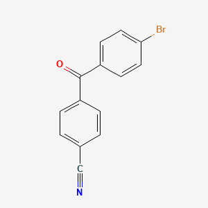 molecular formula C14H8BrNO B1290245 4-Bromo-4'-cyanobenzophenone CAS No. 452929-54-3