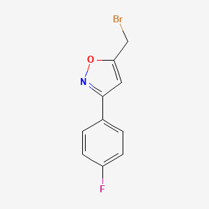 5-(Bromomethyl)-3-(4-fluorophenyl)isoxazole