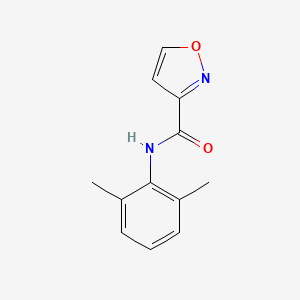 molecular formula C12H12N2O2 B12902538 N-(2,6-Dimethylphenyl)-3-isoxazolecarboxamide CAS No. 130402-96-9