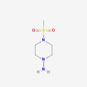 4-Methanesulfonylpiperazin-1-amine