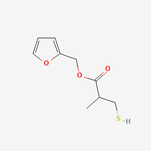 molecular formula C9H12O3S B12902774 Furfuryl 3-mercapto-2-methylpropionate CAS No. 93859-18-8