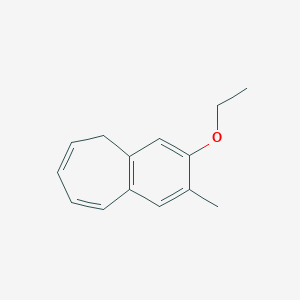 molecular formula C14H16O B129028 3-Ethoxy-2-methyl-5H-benzo[7]annulene CAS No. 140834-36-2