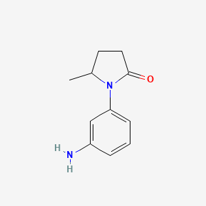 1-(3-Aminophenyl)-5-methylpyrrolidin-2-one