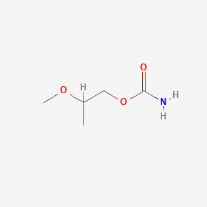 molecular formula C5H11NO3 B12902821 2-Methoxypropyl carbamate 