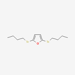 molecular formula C12H20OTe2 B12902828 2,5-Bis(butyltellanyl)furan CAS No. 543692-18-8