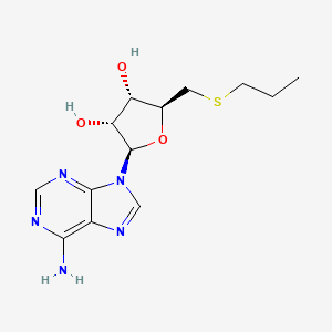 molecular formula C13H19N5O3S B12902834 5'-S-Propyl-5'-thioadenosine CAS No. 5135-33-1