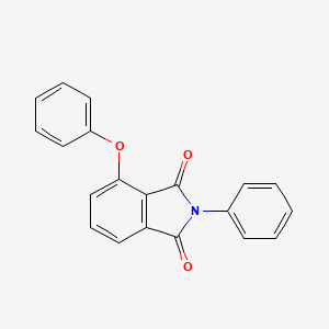 molecular formula C20H13NO3 B12902886 4-Phenoxy-2-phenyl-1H-isoindole-1,3(2H)-dione CAS No. 63197-18-2