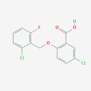 5-Chloro-2-[(2-chloro-6-fluorobenzyl)oxy]-benzoic acid
